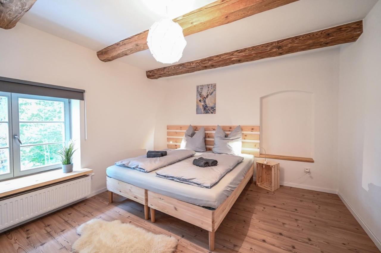 Farmhouse Eckartsberg Im Zittauer Gebirge - Gemuetliche Und Moderne Ferienwohnungen Mit Terrasse Esterno foto